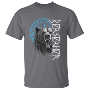 Viking Berserker Bear Warrior Odin Runes Nordic Compass T Shirt TS11 Charcoal Print Your Wear