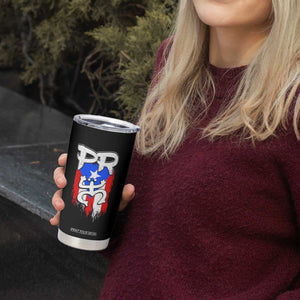 Puerto Rico Flag Hispanic Heritage Month Boricua Taino Coqui Frog Tumbler Cup TS11 Print Your Wear