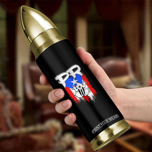 Puerto Rico Flag Hispanic Heritage Month Boricua Coqui Frog Bullet Tumbler TS11 Print Your Wear