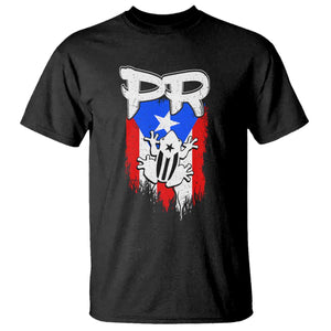 Puerto Rico Flag Hispanic Heritage Month Boricua Coqui Frog T Shirt TS11 Black Print Your Wear