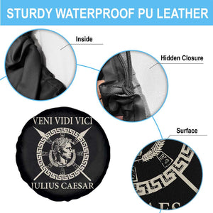 Julius Caesar Spare Tire Cover Veni Vidi Vici Roman History TS11 Print Your Wear