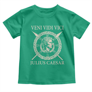 Julius Caesar Toddler T Shirt Veni Vidi Vici Roman History TS11 Irish Green Print Your Wear