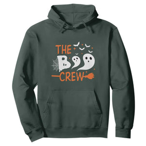 Halloween Hoodie The Boo Crew Trick Or Treat Ghost Squad TS11 Dark Forest Green Print Your Wear