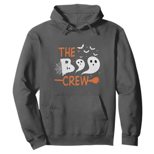 Halloween Hoodie The Boo Crew Trick Or Treat Ghost Squad TS11 Dark Heather Print Your Wear