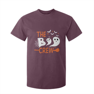 Halloween T Shirt For Kid The Boo Crew Trick Or Treat Ghost Squad TS11 Maroon Print Your Wear