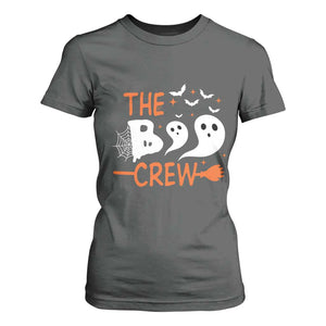 Halloween T Shirt For Women The Boo Crew Trick Or Treat Ghost Squad TS11 Dark Heather Print Your Wear
