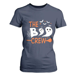 Halloween T Shirt For Women The Boo Crew Trick Or Treat Ghost Squad TS11 Navy Print Your Wear