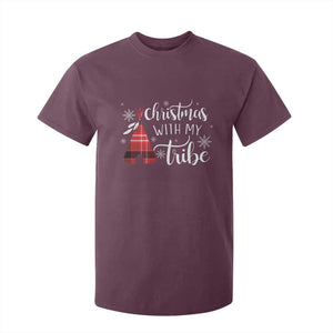 Funny Christmas Native American T Shirt For Kid Christmas With My Tribes TS11 Maroon Print Your Wear