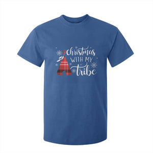 Funny Christmas Native American T Shirt For Kid Christmas With My Tribes TS11 Royal Blue Print Your Wear
