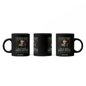Funny Christmas Crime Drama Coffee Mug I Like People The Way I Like My Tea In A Bag Under Water TS11 Print Your Wear