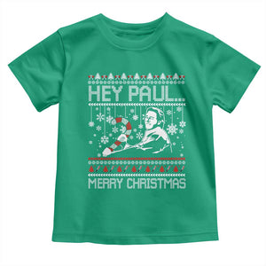 Funny Christmas Psycho Toddler T Shirt Hey Paul Merry Christmas Serrial Killer Movie TS11 Irish Green Print Your Wear