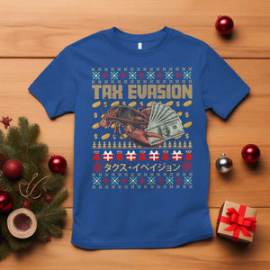 Tax Evasion Lobster Christmas T Shirt Funny Sarcasm Oddly Specific Meme TS11 Royal Blue Print Your Wear