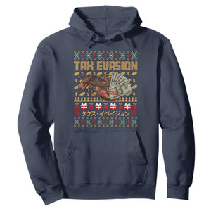 Tax Evasion Lobster Christmas Hoodie Funny Sarcasm Oddly Specific Meme TS11 Navy Print Your Wear