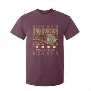 Tax Evasion Lobster Christmas T Shirt For Kid Funny Sarcasm Oddly Specific Meme TS11 Maroon Print Your Wear