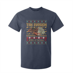 Tax Evasion Lobster Christmas T Shirt For Kid Funny Sarcasm Oddly Specific Meme TS11 Navy Print Your Wear