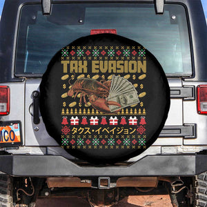 Tax Evasion Lobster Christmas Spare Tire Cover Funny Sarcasm Oddly Specific Meme TS11 No hole Black Print Your Wear