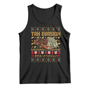 Tax Evasion Lobster Christmas Tank Top Funny Sarcasm Oddly Specific Meme TS11 Black Print Your Wear