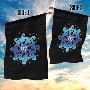 Funny 67 Christmas Snowflake Garden Flag Six Seven Meme Xmas TS11 Print Your Wear