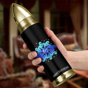 Funny 67 Christmas Snowflake Bullet Tumbler Six Seven Meme Xmas TS11 Print Your Wear