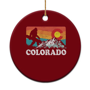 Funny Colorado Snowboarding Bigfoot Mountain Winter Sport Ceramic Ornament TS11 1pc Red Print Your Wear
