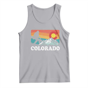 Funny Colorado Snowboarding Bigfoot Mountain Winter Sport Tank Top TS11 Athletic Heather Print Your Wear
