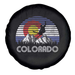 Ski Skiing Colorado Snow Mountain Winter Sport Spare Tire Cover TS11 Print Your Wear