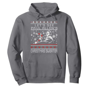 Funny Christmas Psycho Hoodie Lets See Paul Allens Christmas Sweater Serrial Killer Movie TS11 Charcoal Print Your Wear