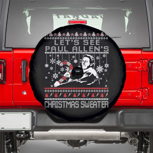 Funny Christmas Psycho Spare Tire Cover Lets See Paul Allens Christmas Sweater Serrial Killer Movie TS11 Black Print Your Wear