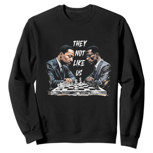 Martin Luther King Malcolm X Sweatshirt They Not Like Us Black Leaders TS11 Black Print Your Wear