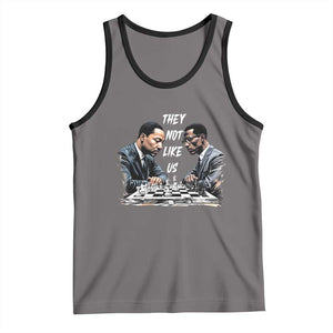 Martin Luther King Malcolm X Tank Top They Not Like Us Black Leaders TS11 Deep Heather Black Print Your Wear