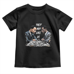 Martin Luther King Malcolm X Toddler T Shirt They Not Like Us Black Leaders TS11 Black Print Your Wear