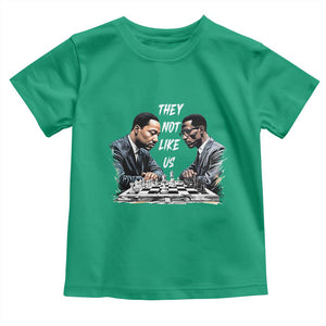 Martin Luther King Malcolm X Toddler T Shirt They Not Like Us Black Leaders TS11 Irish Green Print Your Wear