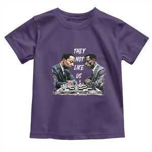 Martin Luther King Malcolm X Toddler T Shirt They Not Like Us Black Leaders TS11 Purple Print Your Wear