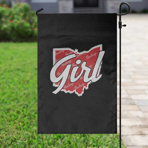 Buckeye Girl Ohio Home State Garden Flag TS11 Print Your Wear