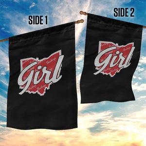 Buckeye Girl Ohio Home State Garden Flag TS11 Print Your Wear