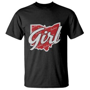 Buckeye Girl Ohio Home State T Shirt TS11 Black Print Your Wear
