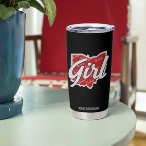 Buckeye Girl Ohio Home State Tumbler Cup TS11 Print Your Wear