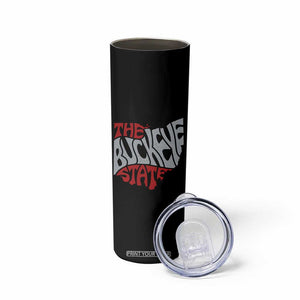 Funny Ohio Pride The Buckeye State Skinny Tumbler Map Of Ohio State TS11 Print Your Wear