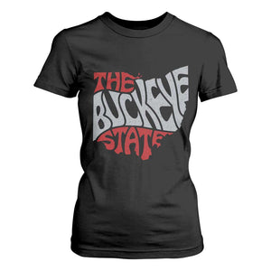 Funny Ohio Pride The Buckeye State T Shirt For Women Map Of Ohio State TS11 Black Print Your Wear