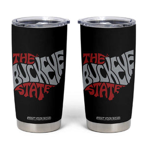 Funny Ohio Pride The Buckeye State Tumbler Cup Map Of Ohio State TS11 Black Print Your Wear
