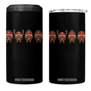 Funny Ohio Buckeye 4 in 1 Can Cooler Tumbler Proud Ohio Sports Game Day TS11 One Size: 16 oz Black Print Your Wear