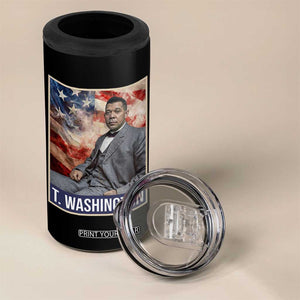 Booker Taliaferro Washington 4 in 1 Can Cooler Tumbler African American Educator Black History Month TS11 Print Your Wear