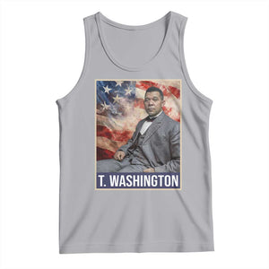 Booker Taliaferro Washington Tank Top African American Educator Black History Month TS11 Athletic Heather Print Your Wear