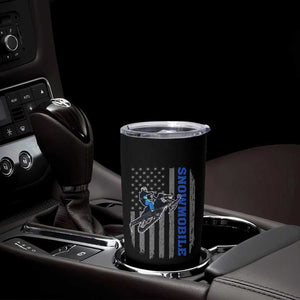 Snowmobile American Flag Snowcross Riding Winter Sport Tumbler Cup TS11 Print Your Wear