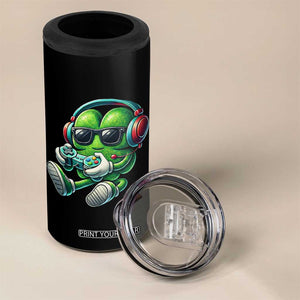 Funny Video Game Shamrock St Patricks Day Gamer 4 in 1 Can Cooler Tumbler TS11 Print Your Wear