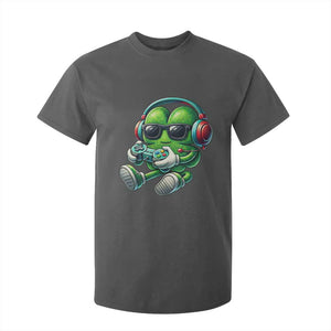 Funny Video Game Shamrock St Patricks Day Gamer T Shirt For Kid TS11 Dark Heather Print Your Wear