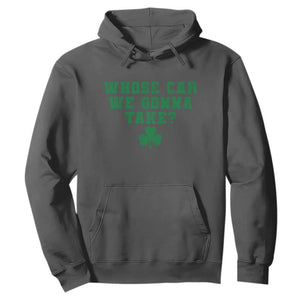 Funny Whose Car We Gonna Take Meme Shamrock Hoodie TS11 Dark Heather Print Your Wear