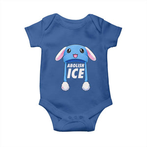 Abolish Ice Baby Onesie Blue Bunny Hat Pro Immigrant Resist Minnesota TS11 Royal Blue Print Your Wear