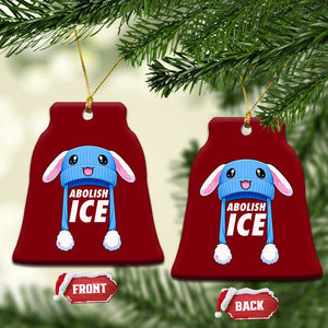 Abolish Ice Ceramic Ornament Blue Bunny Hat Pro Immigrant Resist Minnesota TS11 Print Your Wear