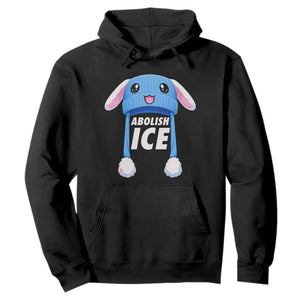 Abolish Ice Hoodie Blue Bunny Hat Pro Immigrant Resist Minnesota TS11 Black Print Your Wear